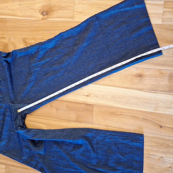 Talbots Weston Wide-leg High Waisted Pants Size 12 Blue Lyocel Cotton Old Money - Picture 10 of 13